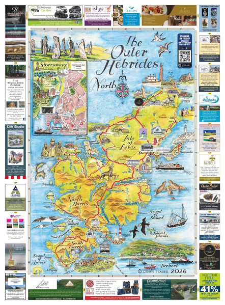 Scottish Maps - Outer Hebrides North Map 2026