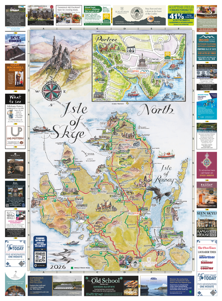 Scottish Maps - Isle of Skye North Map 2026