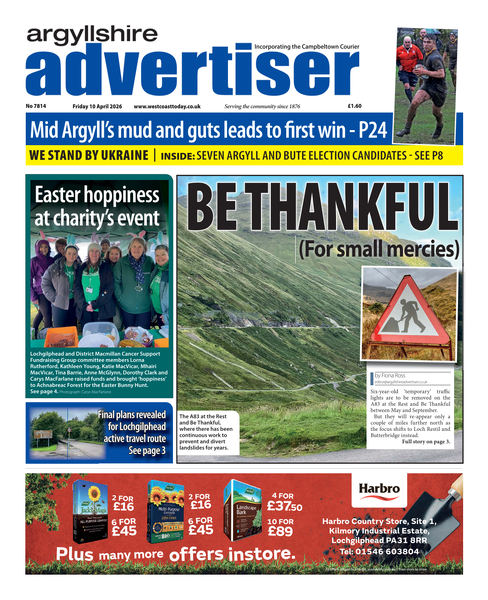 Argyllshire Advertiser 10th April 2026