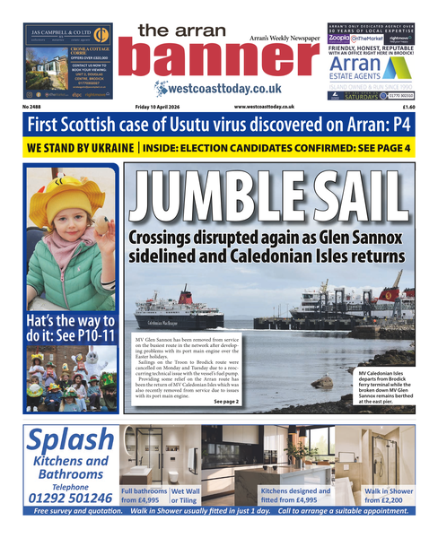 Arran Banner 10th April 2026