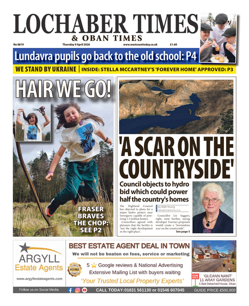 Lochaber Times 9th April 2026