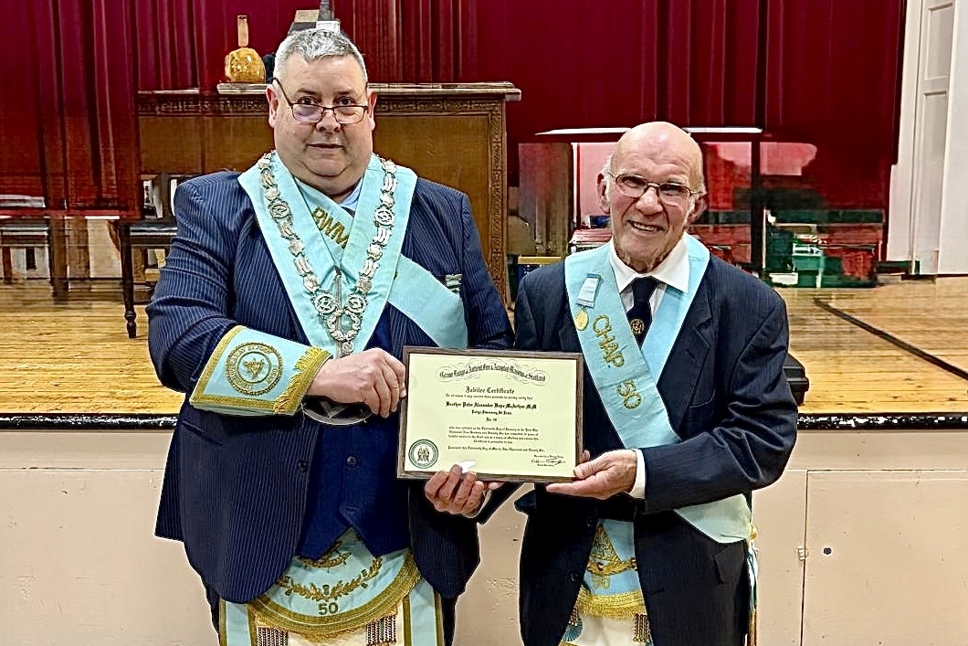 50 years of dedication to 1747 Inveraray Lodge