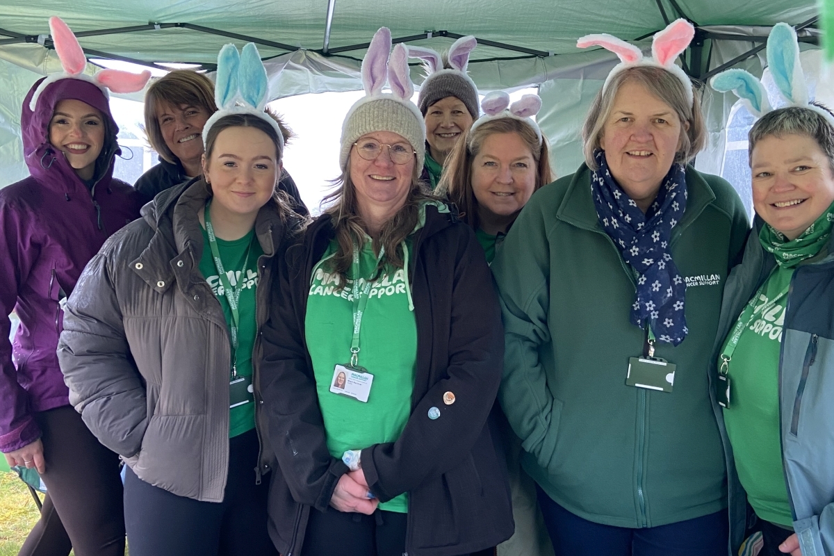 Dave doesn't dampen Easter bunny hunt