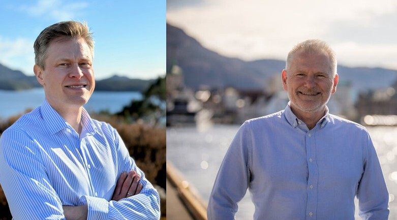 Thomas Samdal(L) Jon Crowther Benchmark Genetics