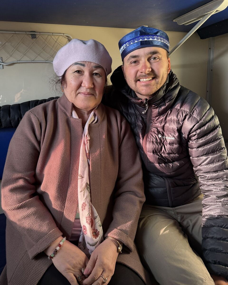 webno f16 charlie troman Boarder train kazak uzbek gifted this hat