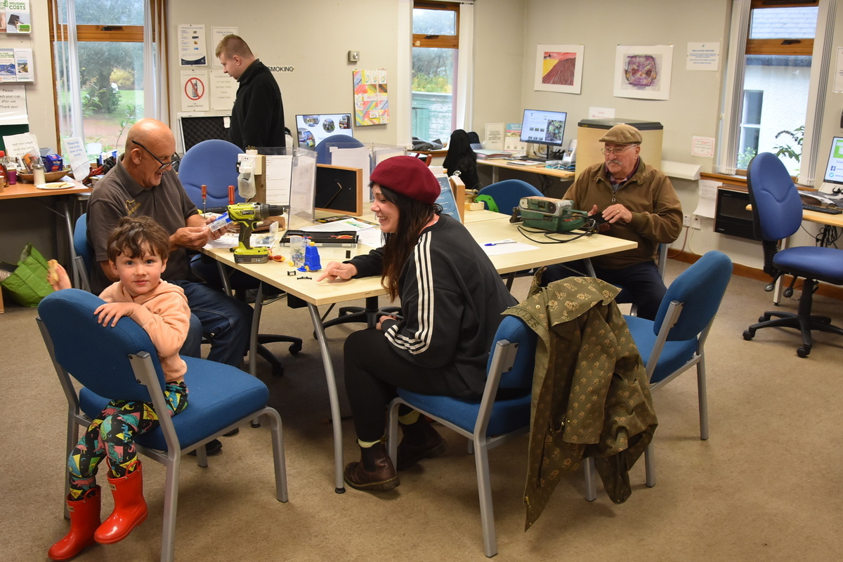 Arran Repair Cafe has saved thousands of items from going to landfill and has allowed residents to continue using cherished items they they do not wish to replace with new plastic versions.