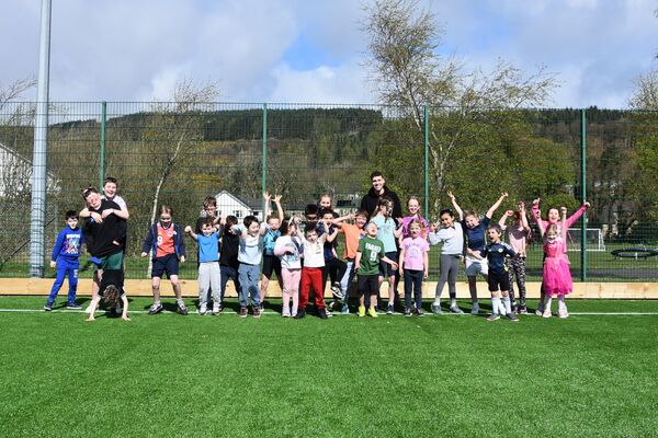 Pupils have a ball at Easter holiday camp