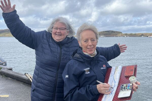 Artist charts Clipper's Atlantic homecoming