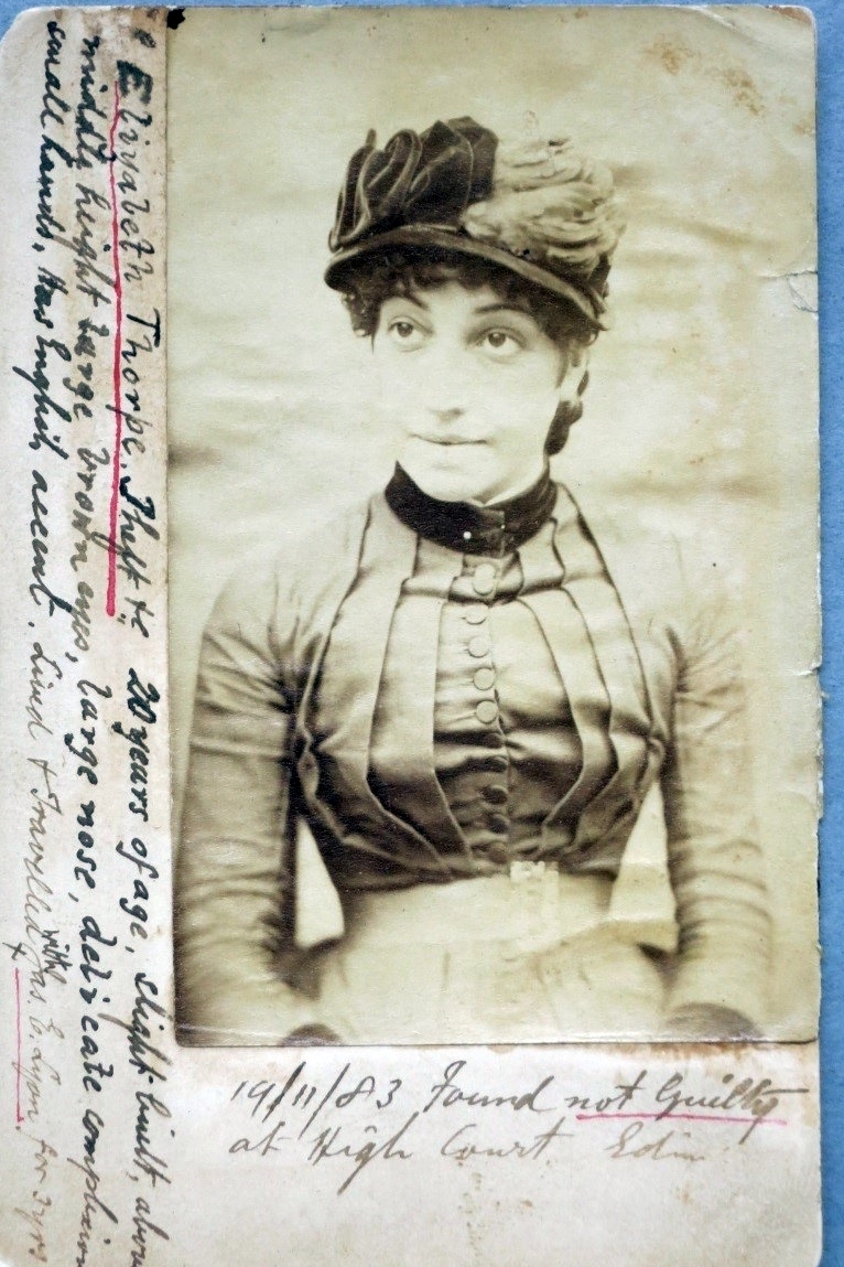 Eliza Thorpe. Copyright National Records of Scotland