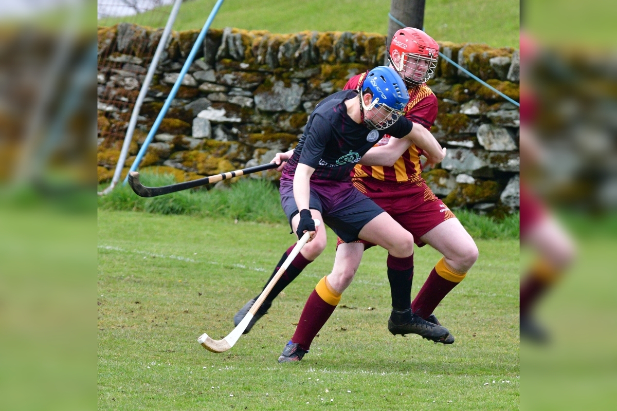 Kilmory came out on top against league leaders Uddingston at a windy MacRae park. Photograph: Andrew Sinclair