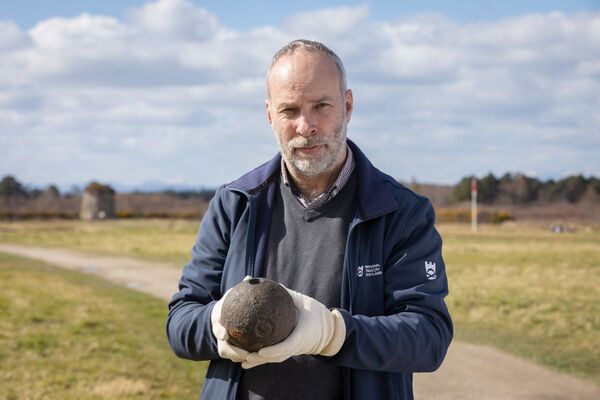 Unexploded shell discovered almost 280 years after Culloden battle