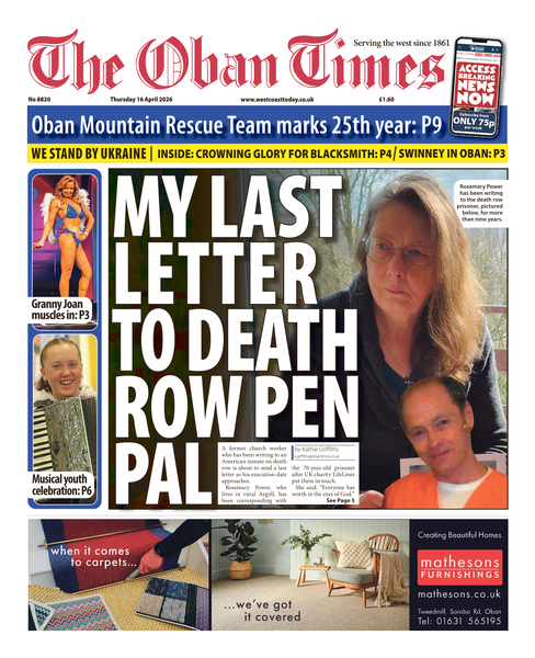 Oban Times 16th April 2026