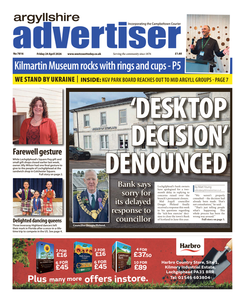 Argyllshire Advertiser 24th April 2026