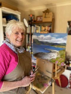 Ann McLachlan in her Taynuilt studio. Photograph: Ann McLachlan