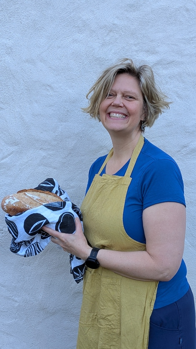 Marga Prouty raising Sahara Trek funds by baking sourdough for charity. Photograph: Marga Prouty