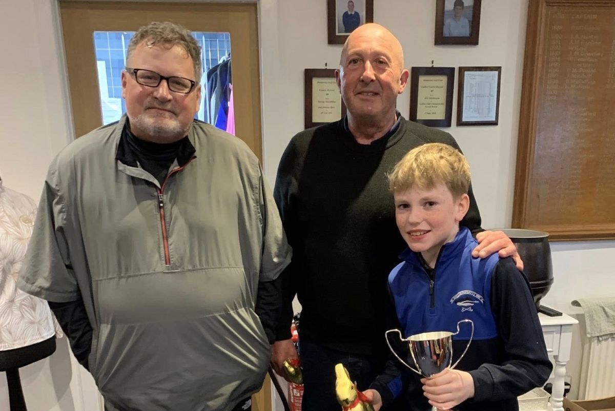 Junior-adult pairs battle the elements at Dunaverty