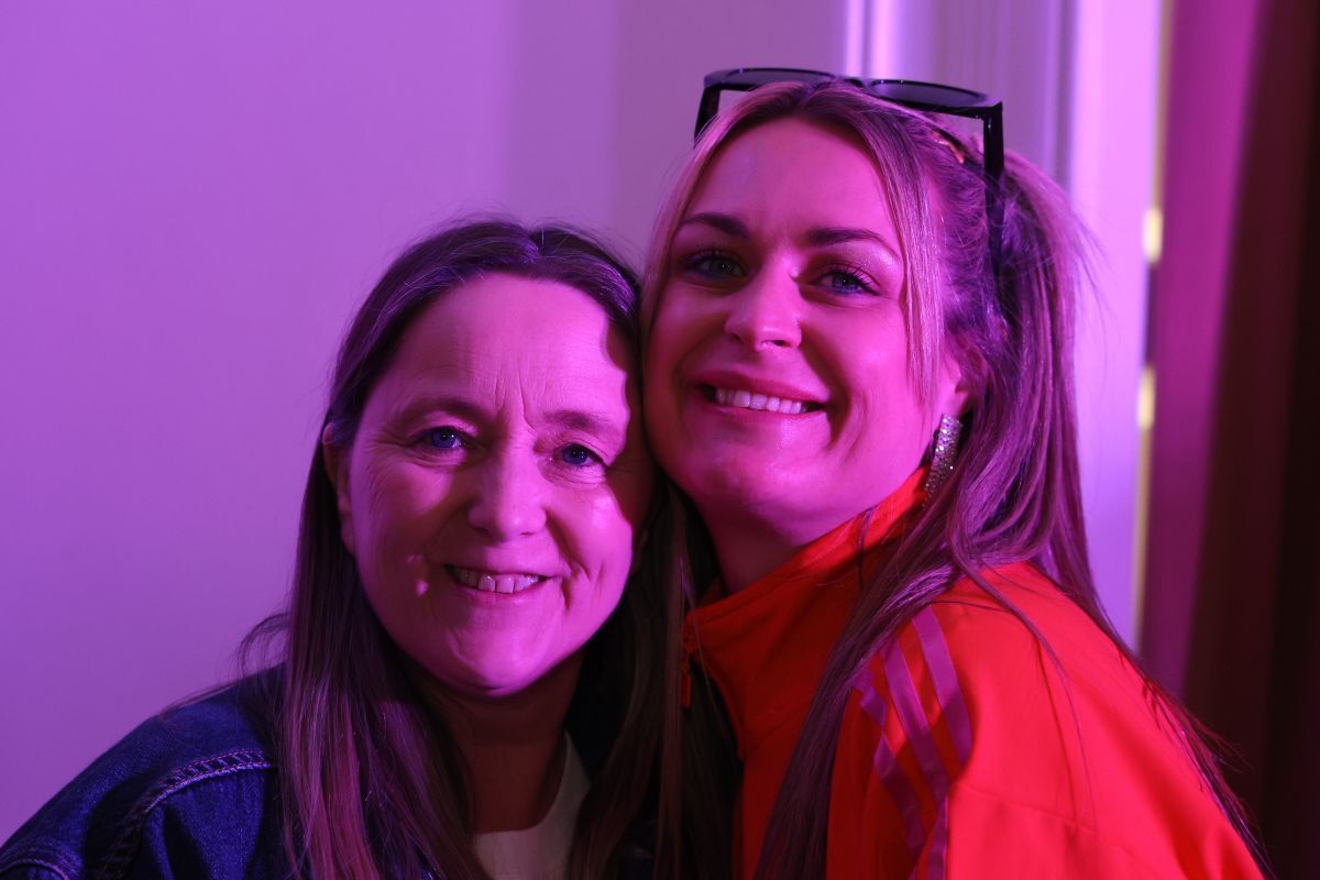 DJ Catrona Lang and organiser Cheryl Lang. Photograph: Kenny Craig.