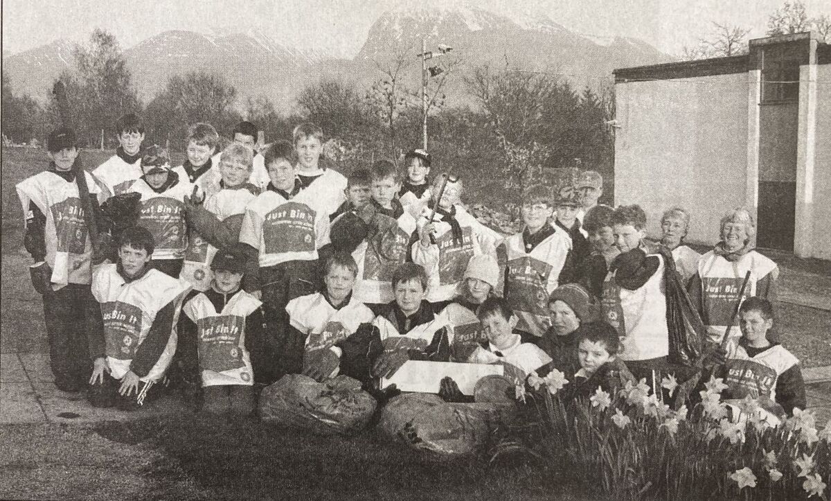 2001: Kilmallie cubs and scouts gathered a pile of rubbish during a clean-up campaign around Corpach. The village was in excellent shape by the time the youngsters had finished their litter-picking crusade.