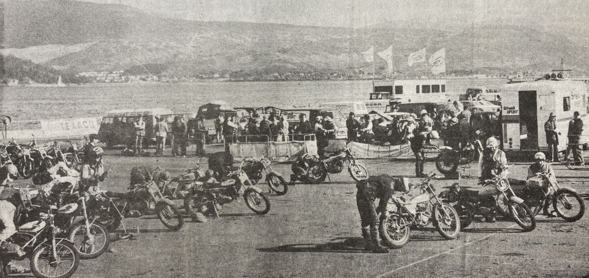1976: This week is Trials Week in Fort William, with 250 riders entered for the Edinburgh and District Motor Club&rsquo;s Scottish Six Days Reliability Trials over a gruelling course. Our picture shows the activity in the West End Car Park on Tuesday morning.