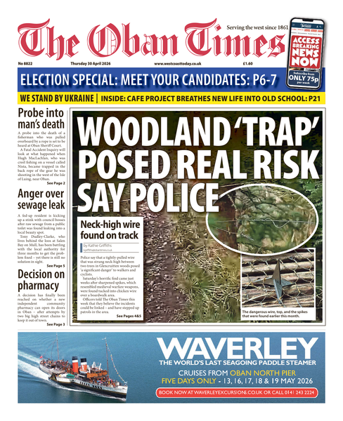 Oban Times 30th April 2026