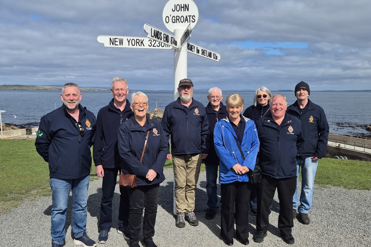 Fun and games in Thurso for Fort William RBLS members