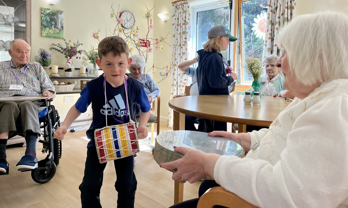 Cross generational music at the Macintosh centre