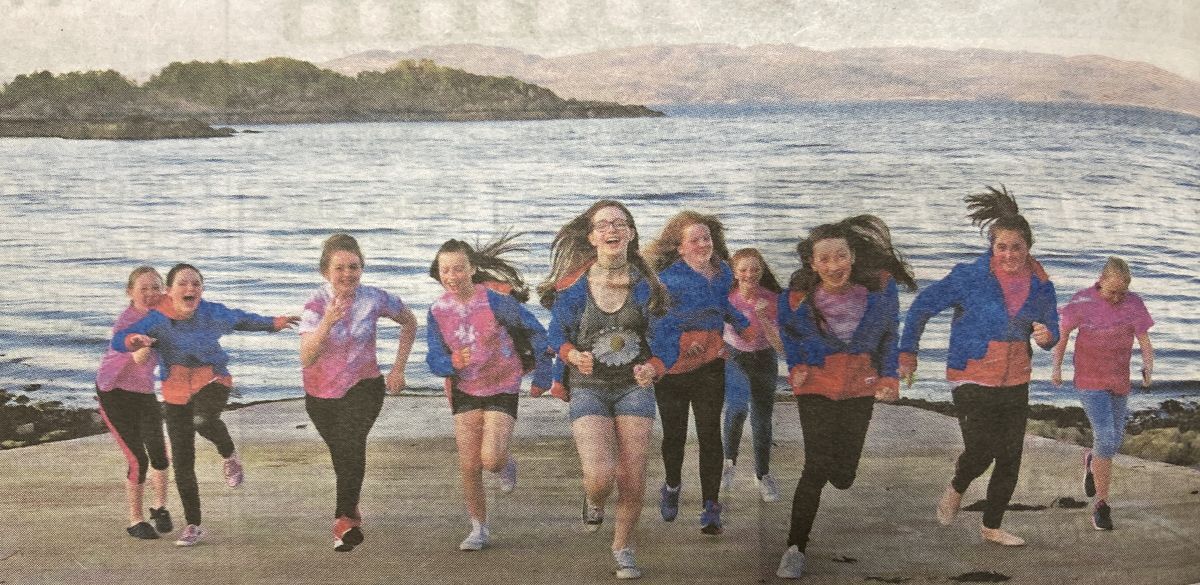 2016: The guides are training for the Race for Life.