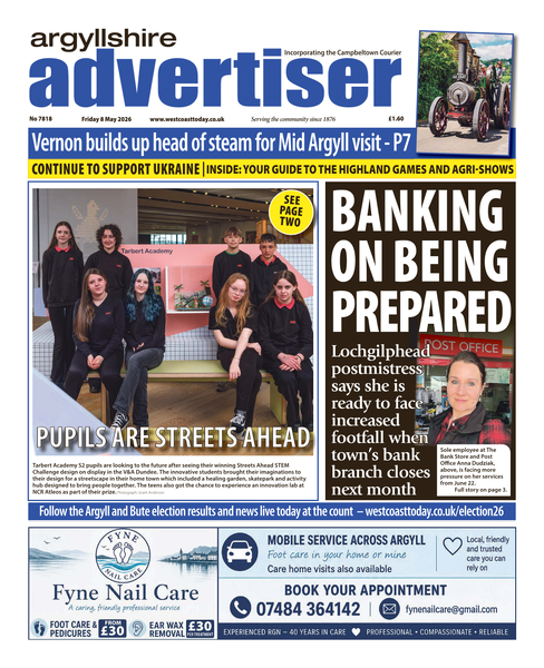 Argyllshire Advertiser 8th May 2026