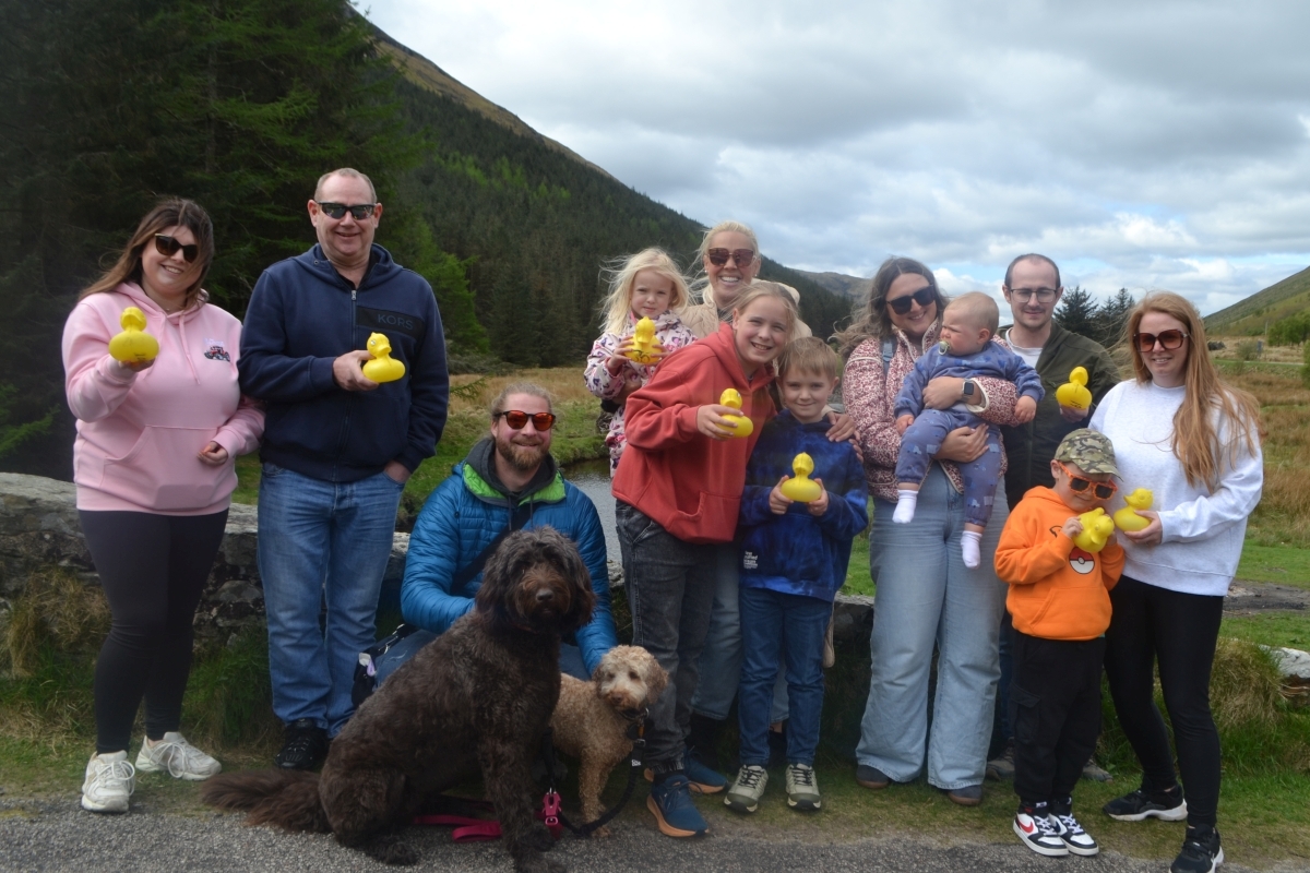 Duck race takes a different turn