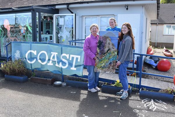 Textile artist shows her support for COAST