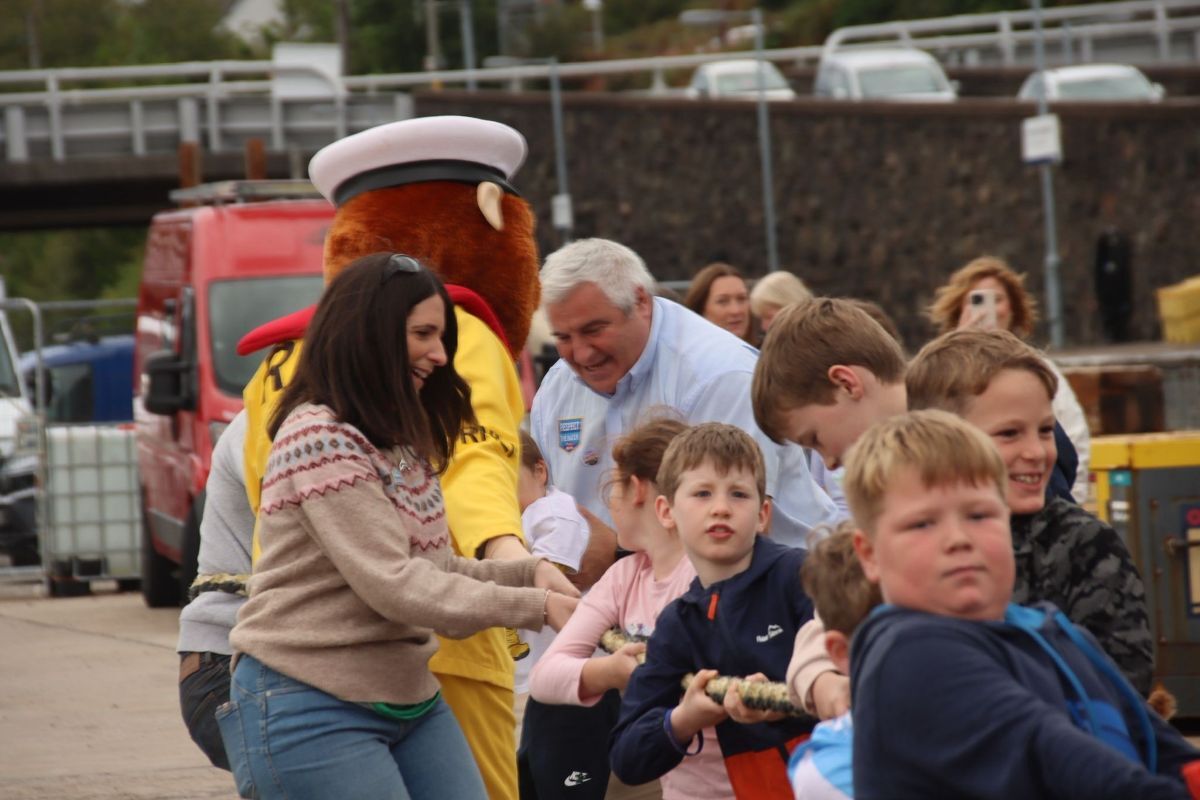 Fun and games ahoy as Kyle RNLI weigh anchors for May Maritime Day
