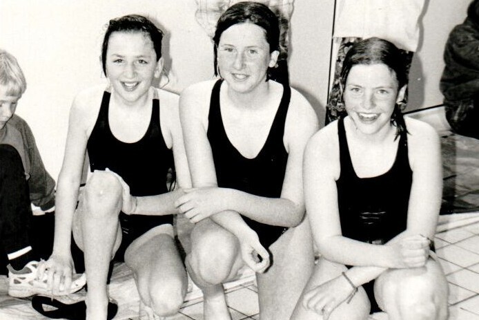 Competitors in the P7 girls front crawl at the Primary Schools Swimming Gala were Sarah Gillies of Lamlash, Lindsay Black of Whiting Bay and Rebecca Kennedy of Lamlash.