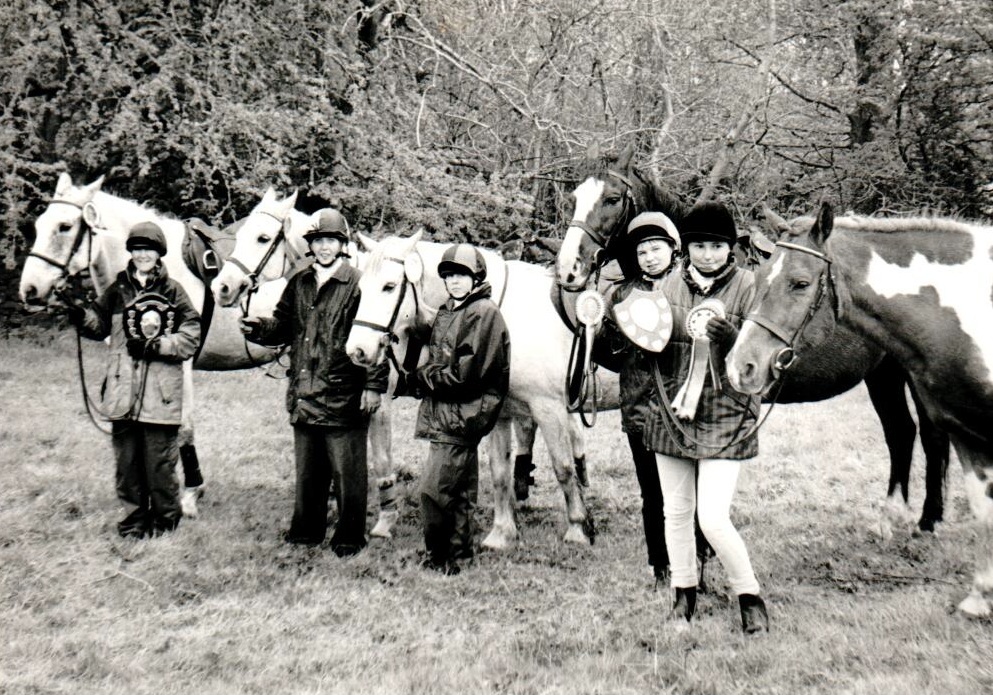 Winners of Arran Riding Club’s Cross Country Race at Shiskine that was attended by 12 ponies and horses.