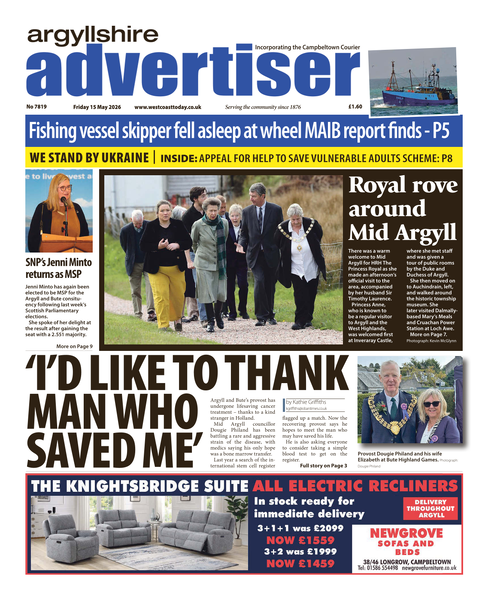 Argyllshire Advertiser 15 May 2026