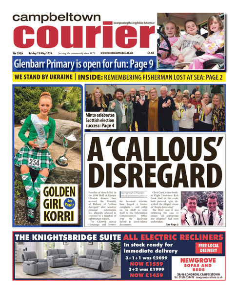 Campbeltown Courier 15 May 2026