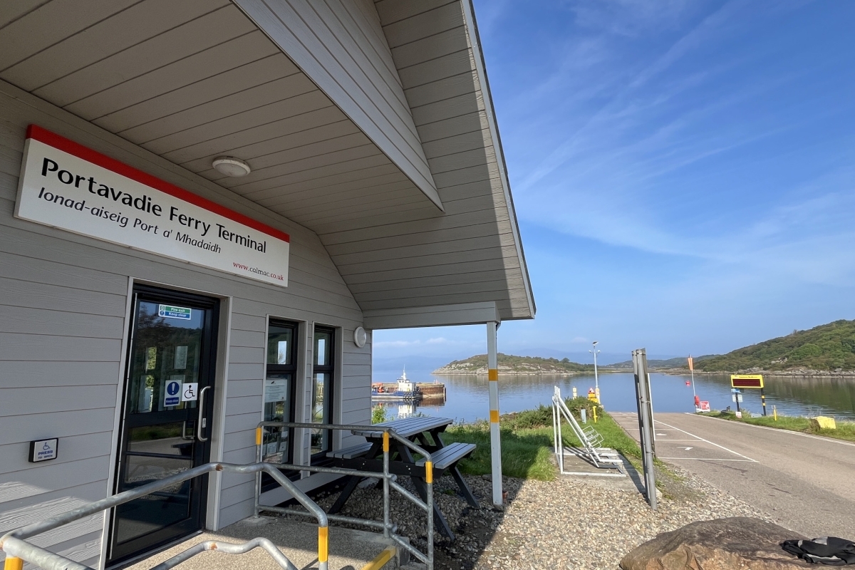 Portavadie ferry terminal.