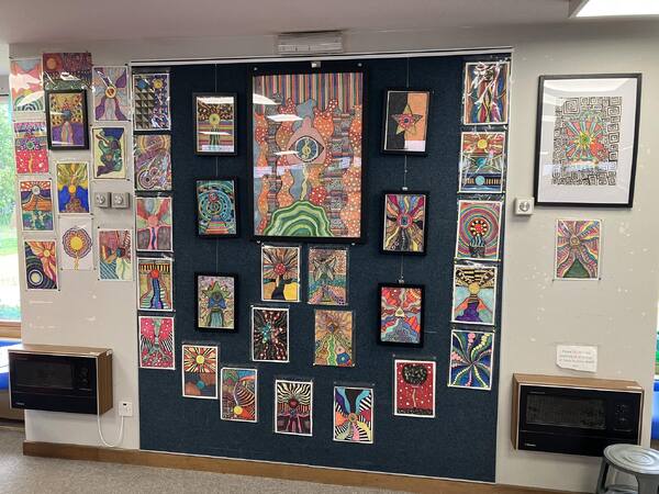 Mick Shroom&rsquo;s &ldquo;shroomiverse&rdquo; on show at Arran Library