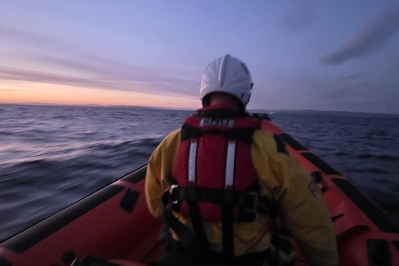Arran RNLI lifeboat Rachel Hedderwick was called across the Clyde to Largs last week. Photograph: Richard Godfrey. Arran RNLI lifeboat Rachel Hedderwick was called across the Clyde to Largs last week. Photograph: Richard Godfrey.