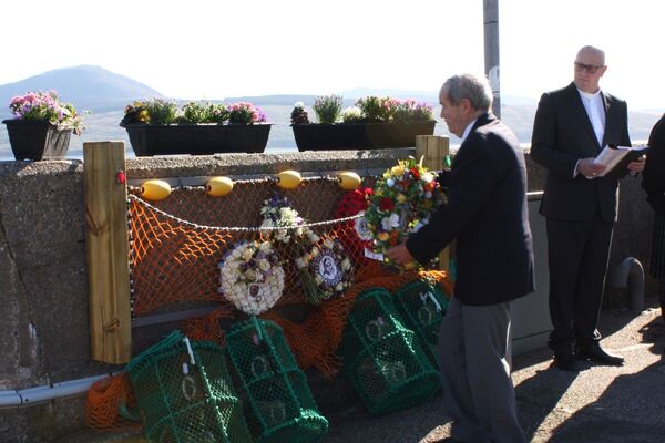 Carradale remembers fishermen lost at sea