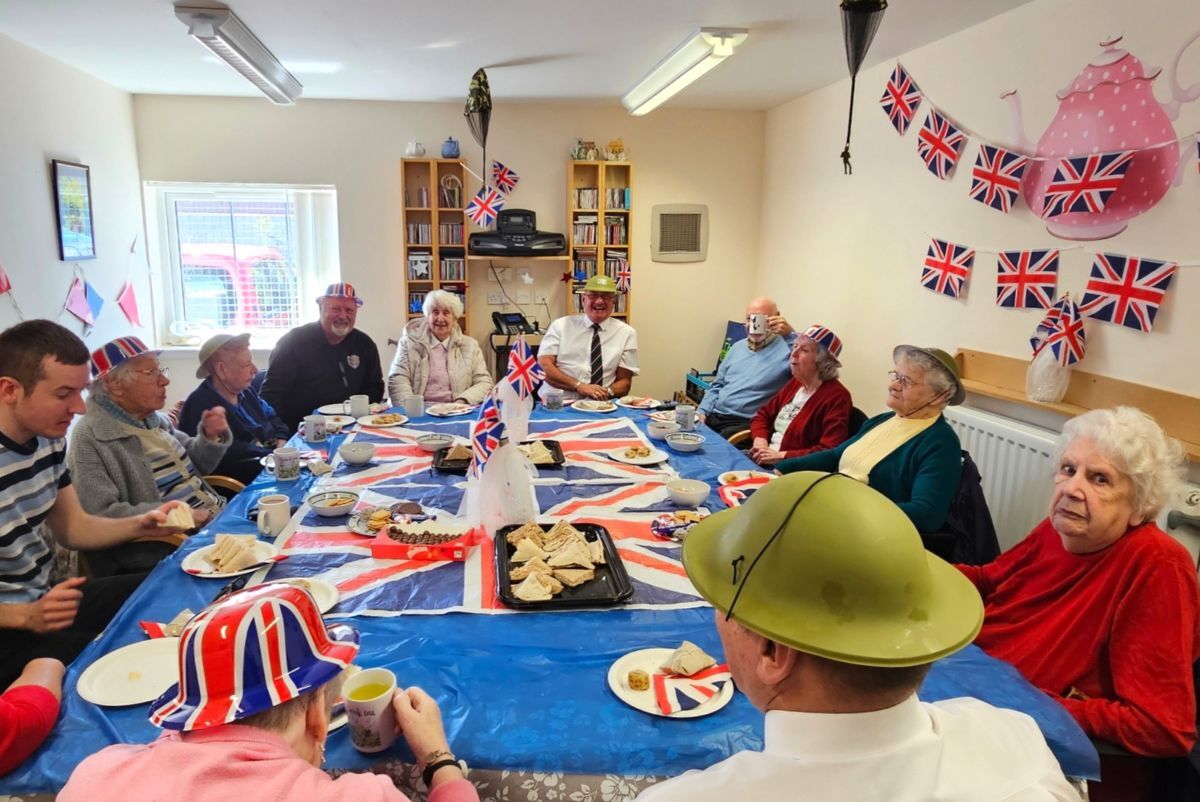 Veterans join Elderberries for VE Day celebrations