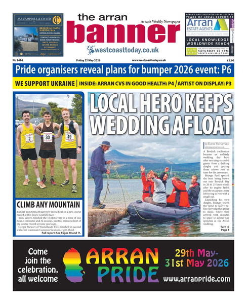 Arran Banner 22 May 2026