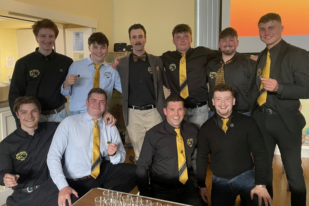 Mid Argyll RFC celebrate end of season with awards night