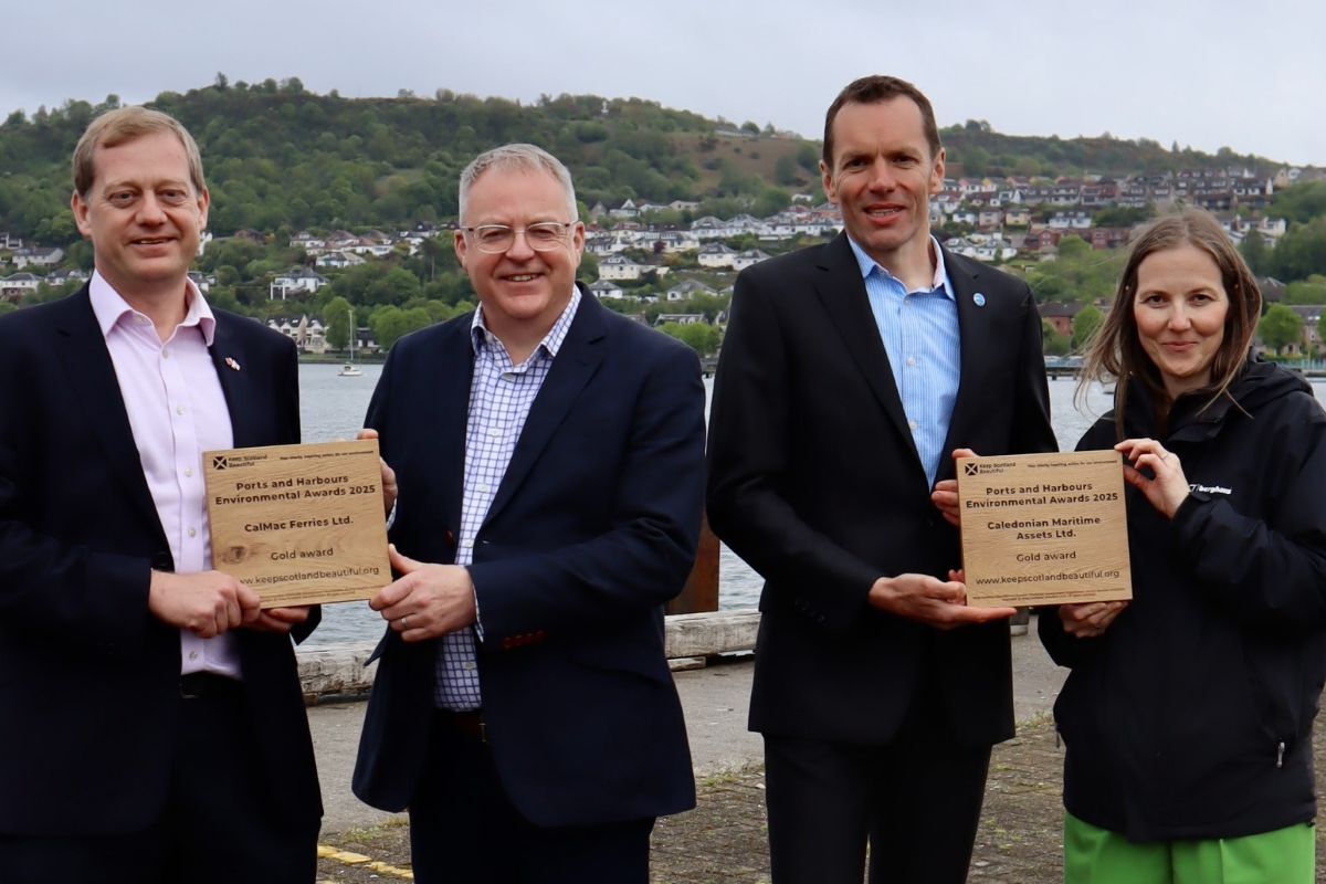WEB NO F22 Ports Harbours Environmental Awards CalMac CMAL