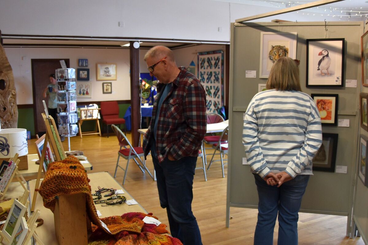 Visitors were invited to select their favourite artwork for the People's Choice