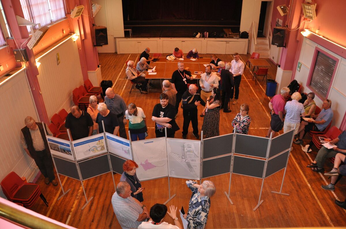 Participants at the CalMac consultation on future vessel deployments were invited to read the information boards and then fill in a questionnaire.