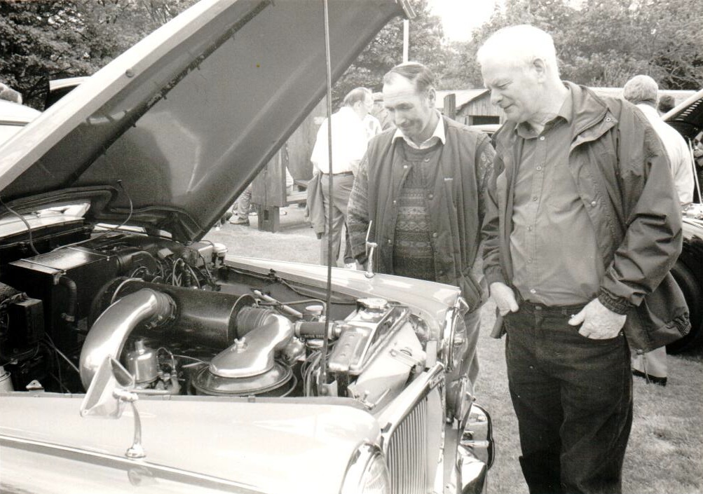 John Sillars and Charles Hendry inspect the vehicles at Arran Heritage Museum. The vehicles visited the island as part of East Ayrshire Car Club’s Vintage Rally. John Sillars and Charles Hendry inspect the vehicles at Arran Heritage Museum. The vehicles visited the island as part of East Ayrshire Car Club’s Vintage Rally.
