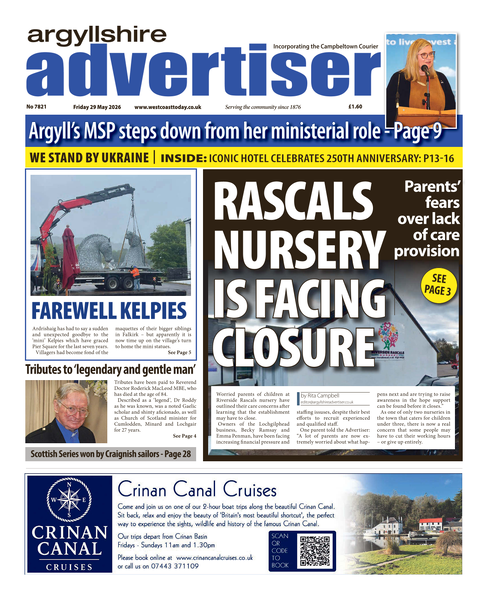 Argyllshire Advertiser 29 May 2026