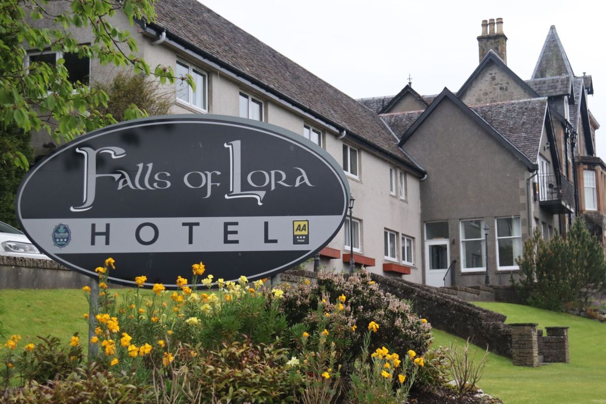 Falls of Lora Hotel. Photograph: Martin Stewart