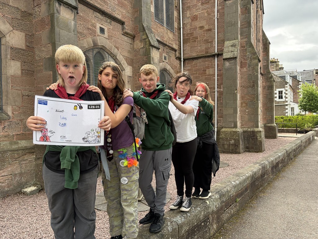 NO F23 4th Lochaber Scouts Ballachulish Inverness Monopoly Run 2026 Laroch Ness Bank Church