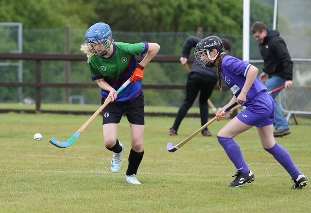 Goal scorer and centre player, Eirlys Bowen. Photograph: Iain Cochrane Mac Rath. Goal scorer and centre player, Eirlys Bowen. Photograph: Iain Cochrane Mac Rath.